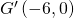 G'\left(-6,0\right)