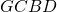 GCBD