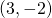 (3,-2)