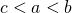 c<a<b